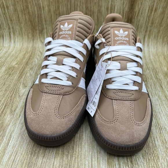 Adidas Samba XLG Men's Size 8.5 Cardboard Brown White Gum Shoes JR0926 NEW - Picture 2 of 10
